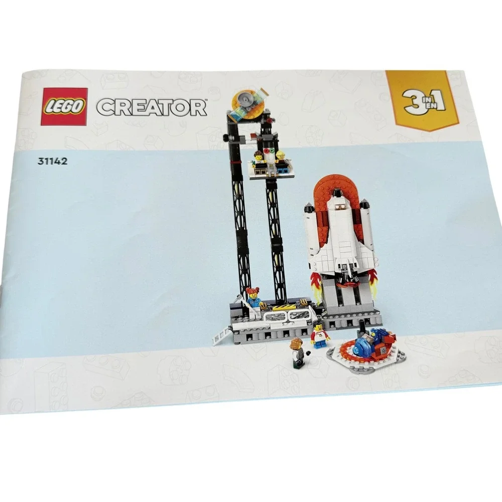 LEGO Creator 31142 Instructiont Manual Space Roller Coaster 3-in-1 White 2023